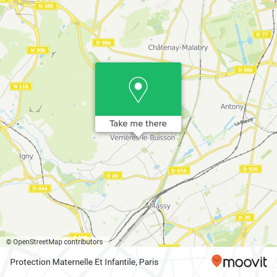 Protection Maternelle Et Infantile map