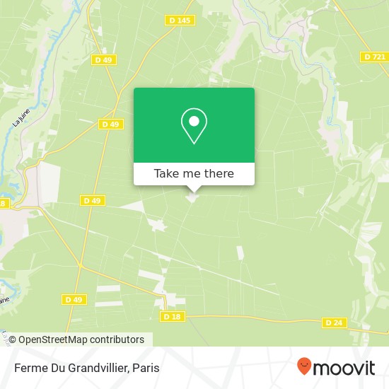 Mapa Ferme Du Grandvillier