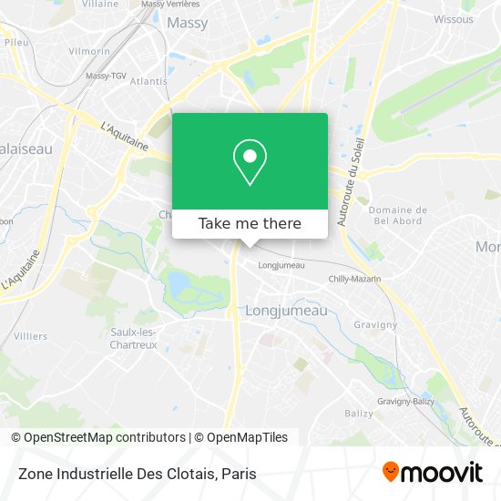 Zone Industrielle Des Clotais map