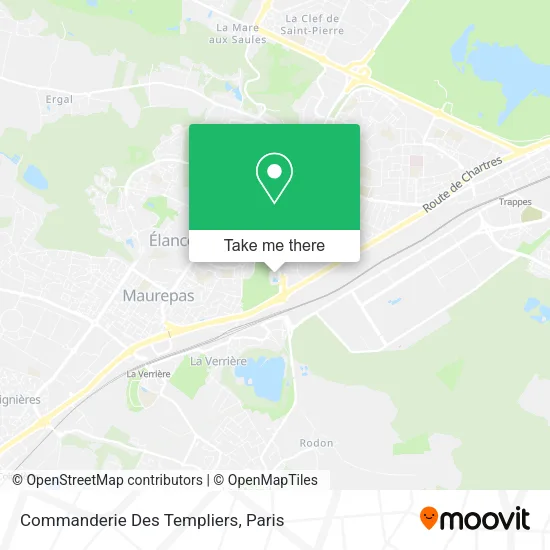 Commanderie Des Templiers map