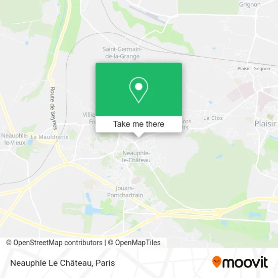 Neauphle Le Château map