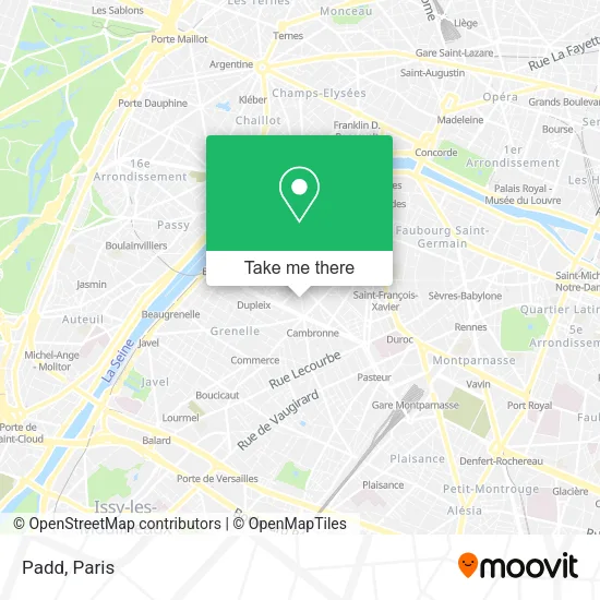 Padd map