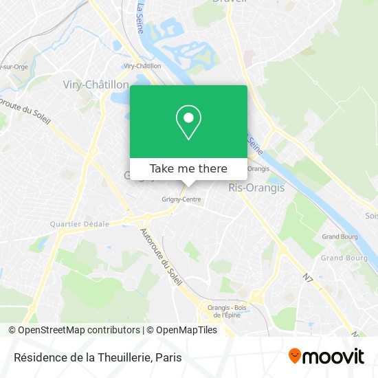 Résidence de la Theuillerie map
