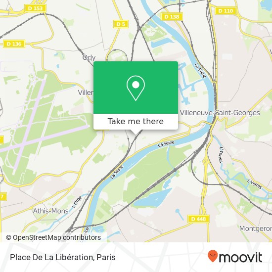 Mapa Place De La Libération