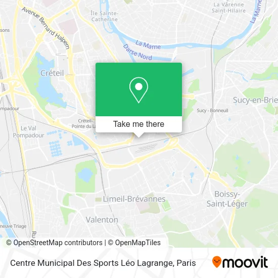 Centre Municipal Des Sports Léo Lagrange map