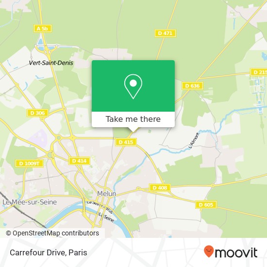 Carrefour Drive map