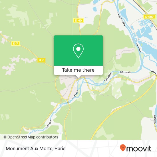 Monument Aux Morts map