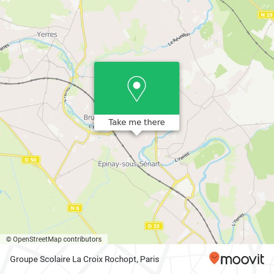 Groupe Scolaire La Croix Rochopt map