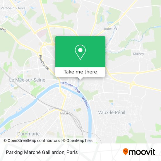 Parking Marché Gaillardon map