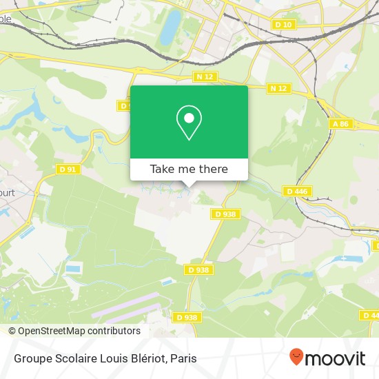 Mapa Groupe Scolaire Louis Blériot