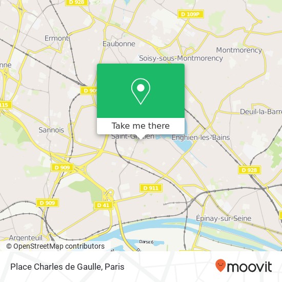 Place Charles de Gaulle map