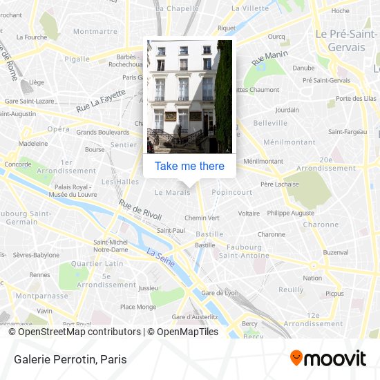 Galerie Perrotin map