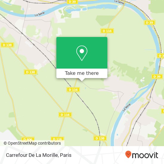 Carrefour De La Morille map