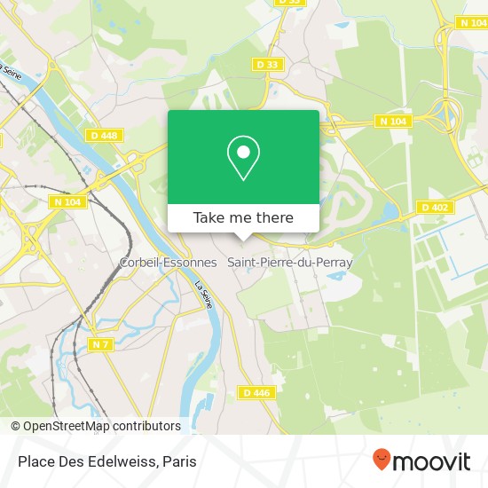 Place Des Edelweiss map