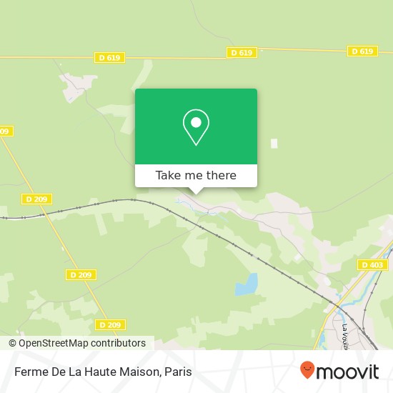 Ferme De La Haute Maison map