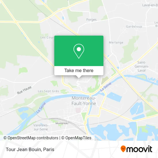 Tour Jean Bouin map
