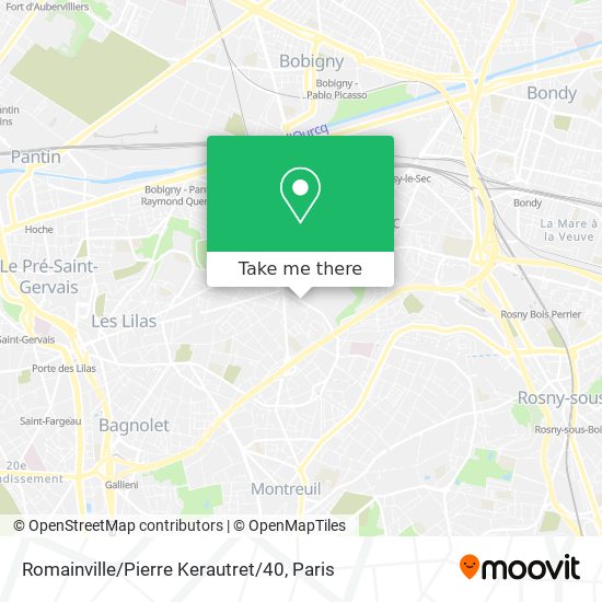 Romainville / Pierre Kerautret / 40 map