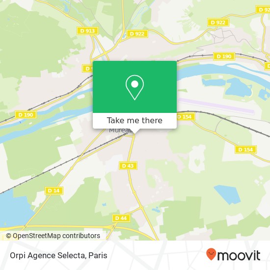 Orpi Agence Selecta map