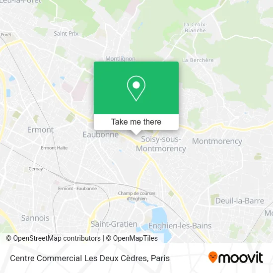 Centre Commercial Les Deux Cèdres map