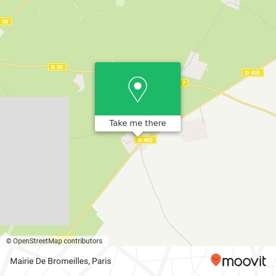 Mapa Mairie De Bromeilles