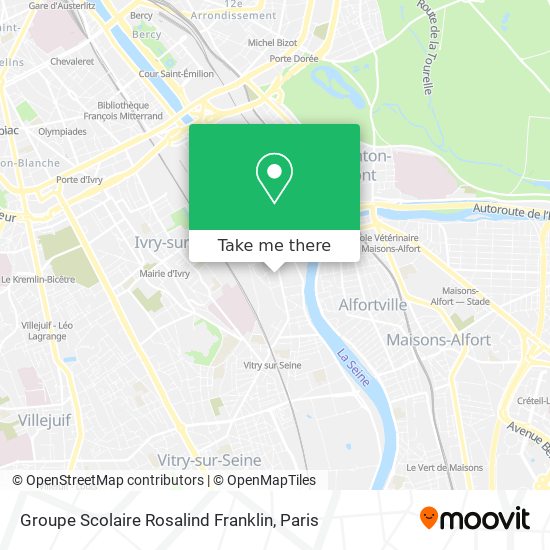 Groupe Scolaire Rosalind Franklin map