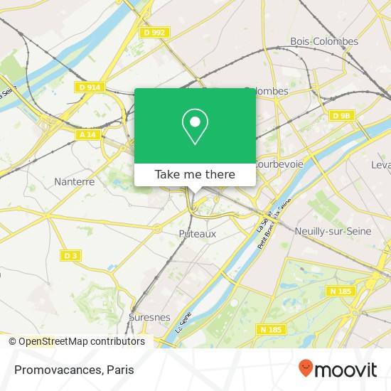 Promovacances map