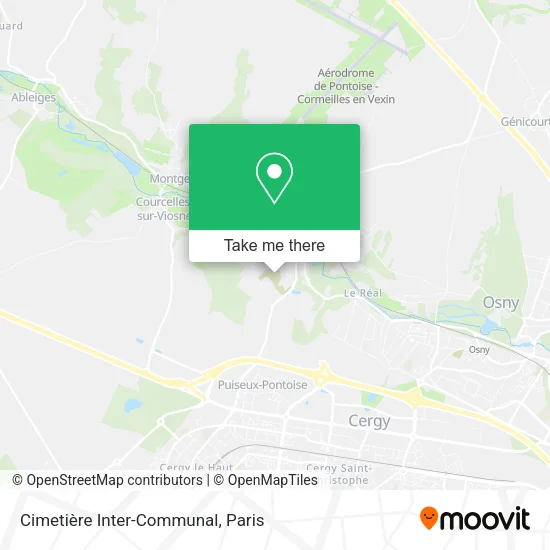 Cimetière Inter-Communal map