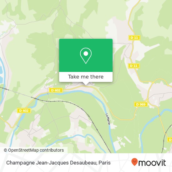 Mapa Champagne Jean-Jacques Desaubeau