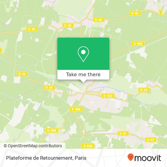 Mapa Plateforme de Retournement