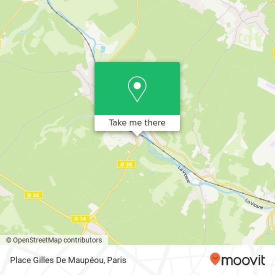 Mapa Place Gilles De Maupéou