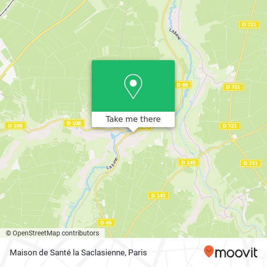 Mapa Maison de Santé la Saclasienne
