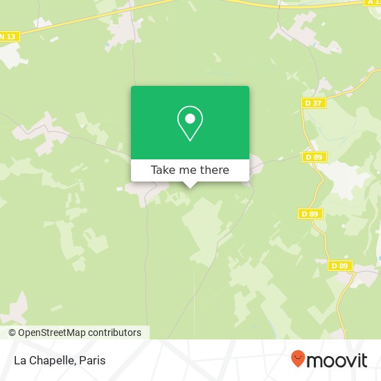 La Chapelle map