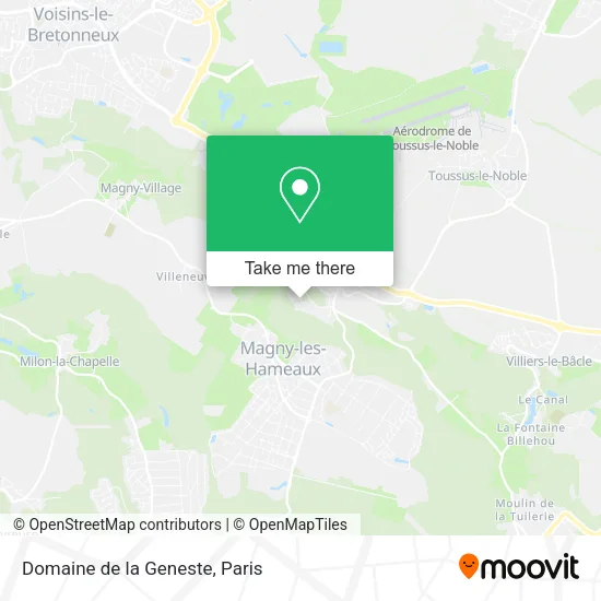 Domaine de la Geneste map