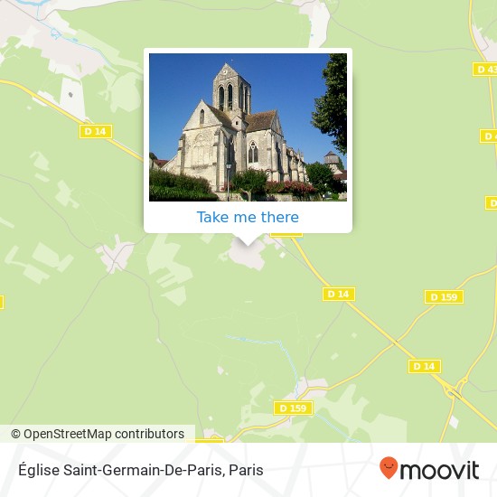 Église Saint-Germain-De-Paris map