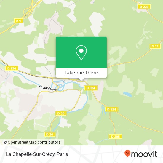 Mapa La Chapelle-Sur-Crécy