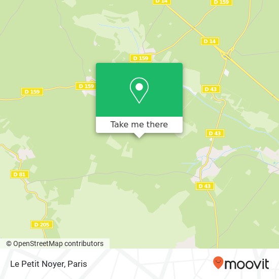 Le Petit Noyer map