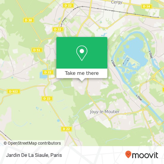 Mapa Jardin De La Siaule