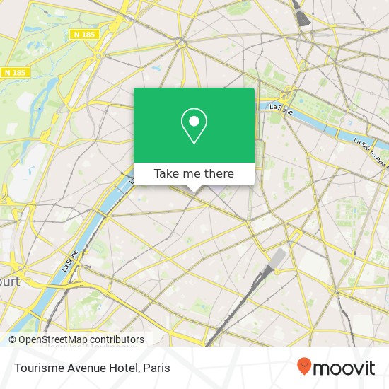 Mapa Tourisme Avenue Hotel