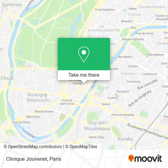 Clinique Jouvenet map