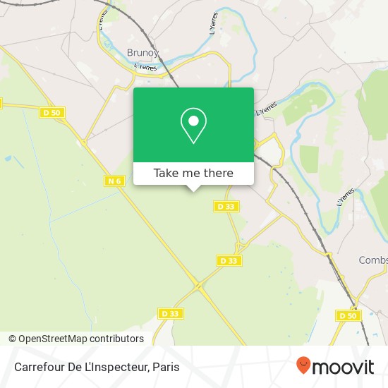 Mapa Carrefour De L'Inspecteur