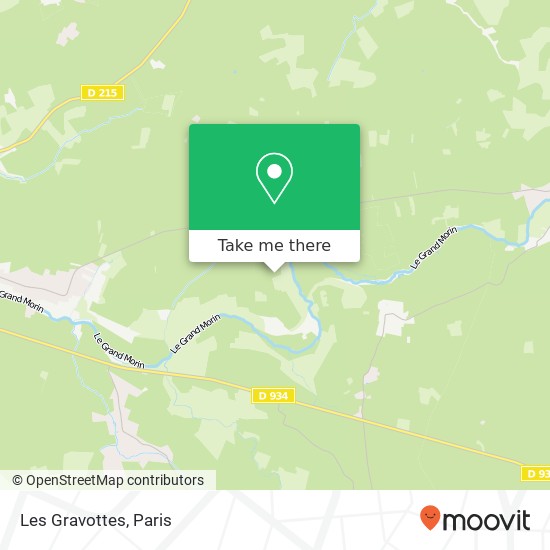 Les Gravottes map