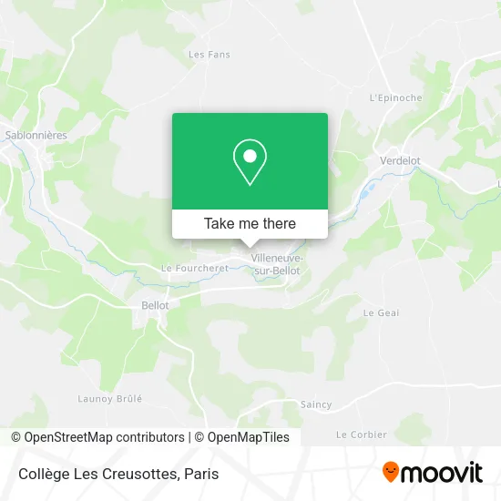 Collège Les Creusottes map