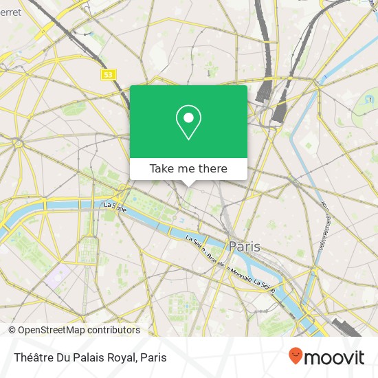 Théâtre Du Palais Royal map