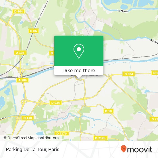 Parking De La Tour map