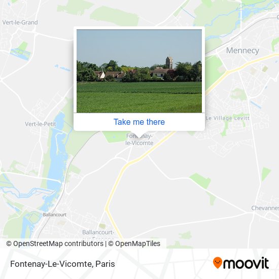 Fontenay-Le-Vicomte map