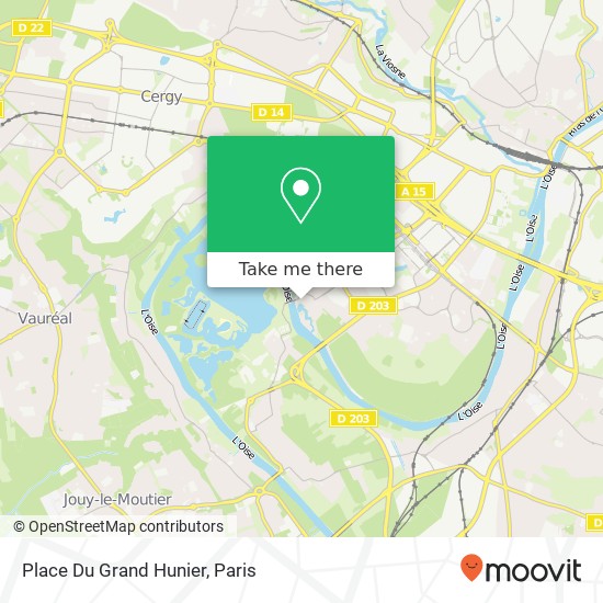 Place Du Grand Hunier map