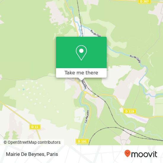 Mairie De Beynes map