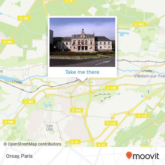 Mapa Orsay