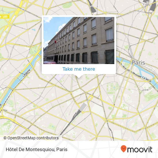 Hôtel De Montesquiou map