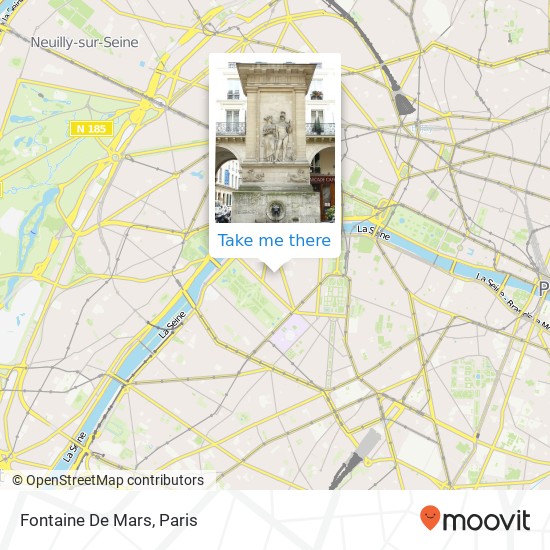 Fontaine De Mars map